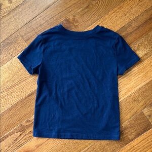 Boys Cat & Jack Navy Blue T-Shirt Size XS 4/5
